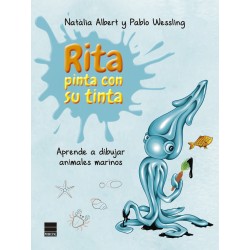 Rita pinta con su tinta